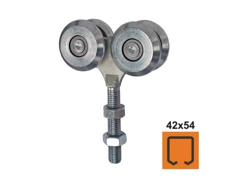 Kit complet usa glisanta cu sina suspendata de 54x42mm + accesorii