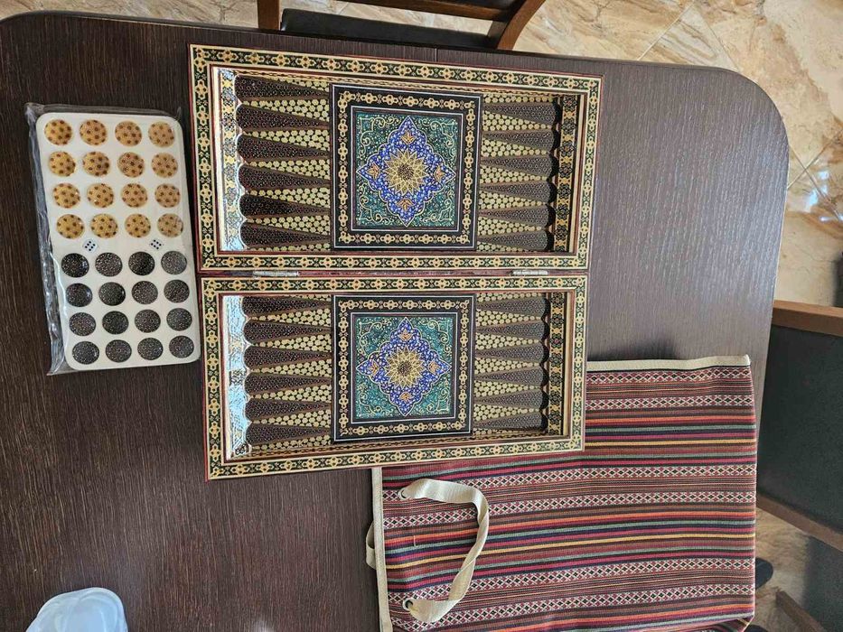 Табла и шах ръчна изработка