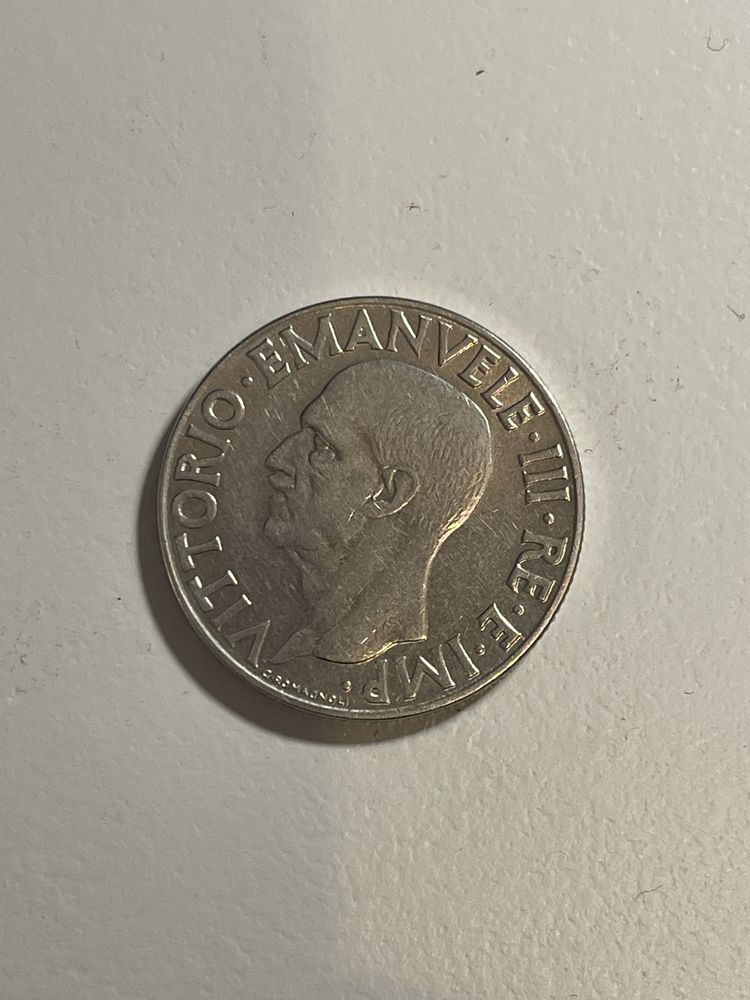 Moneda 1 lira Italia 1940