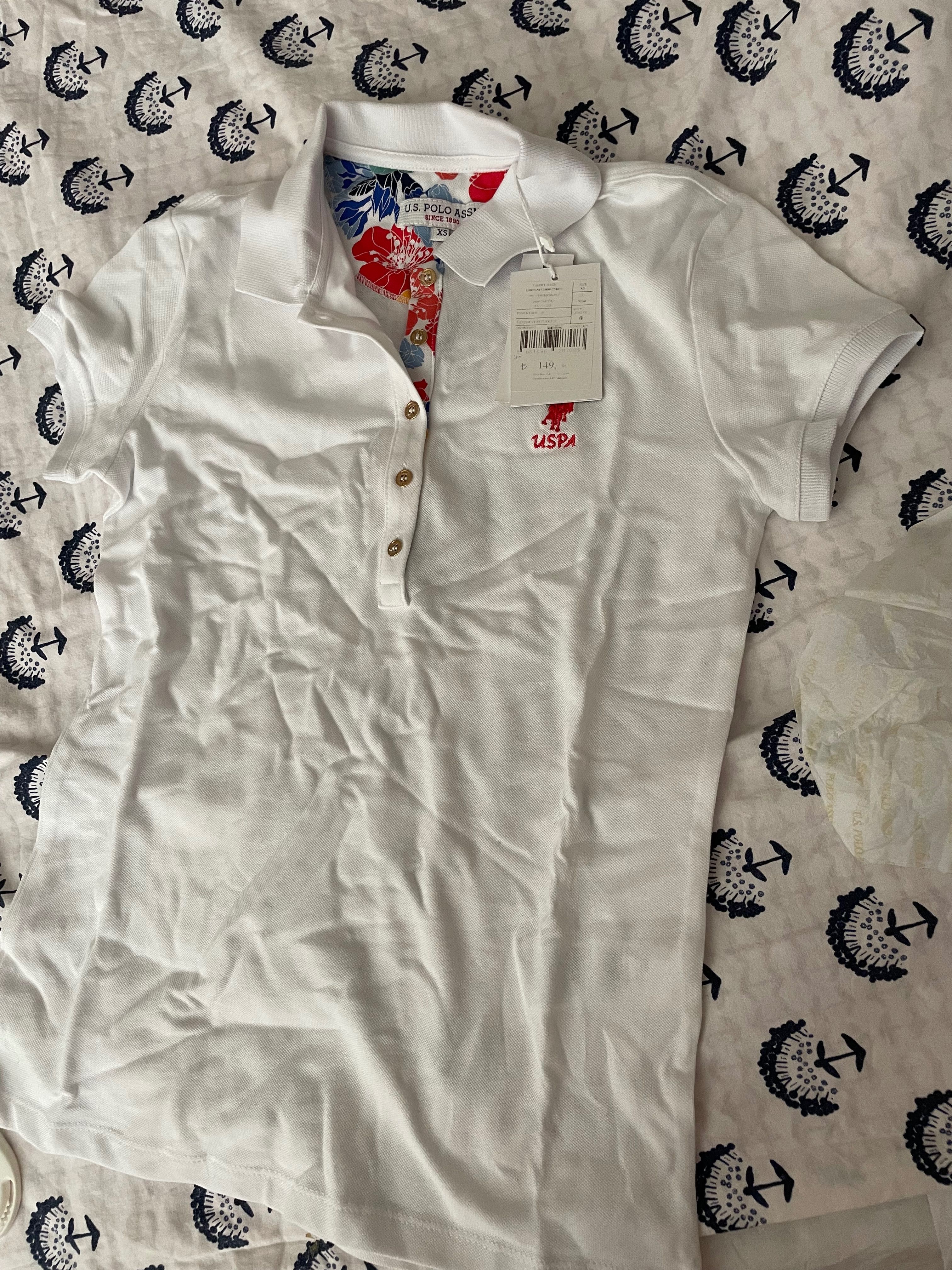 Бяла Тениска Us  Polo