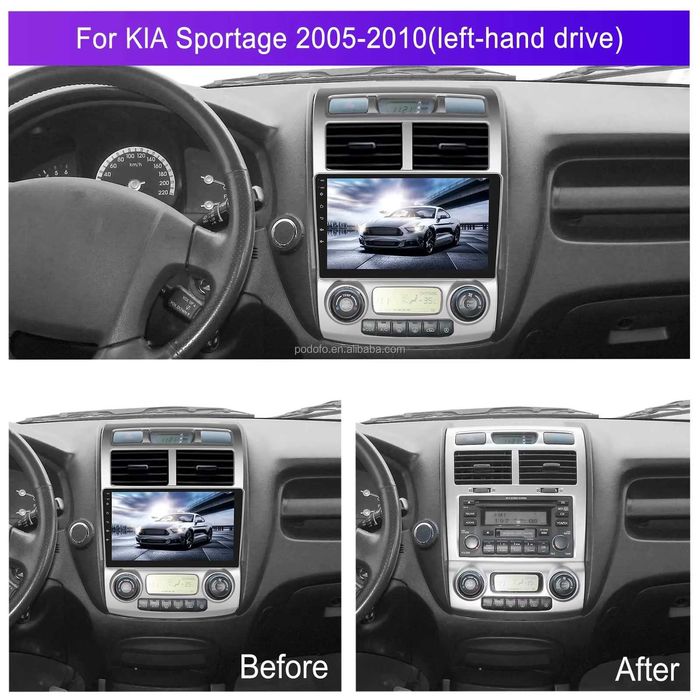 Мултимедия за KIA Sportage Android Навигация диспле плеър двоен дин