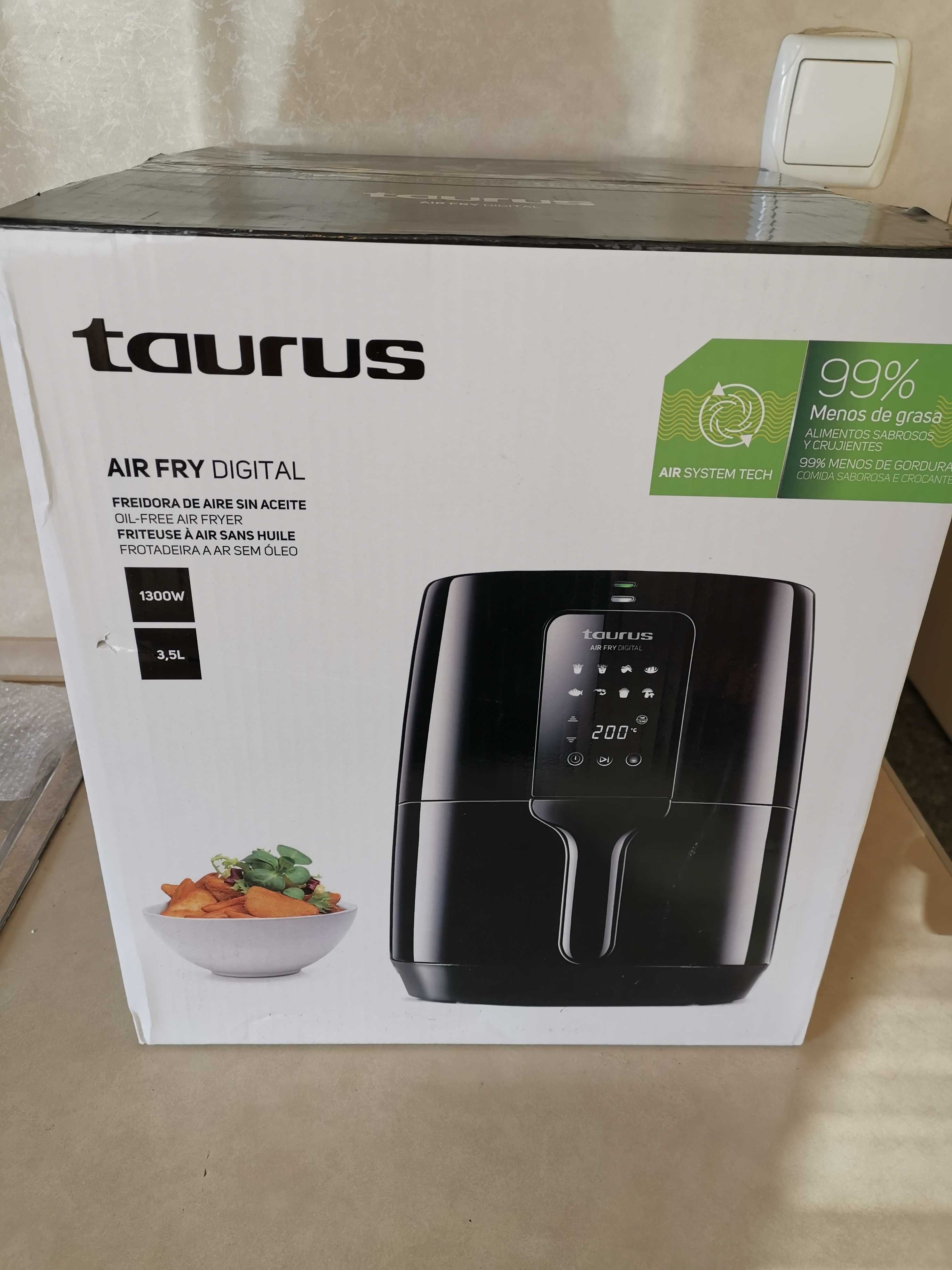 Фритюрник Taurus AF1300D Air Fry Digital 3,5 L 1300W Черен НОВ!