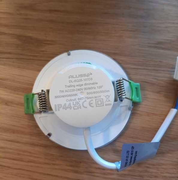НОВИ! LED лунички за вграждане 7W, димируеми, 3 цвята, 6 бр/к-кт
