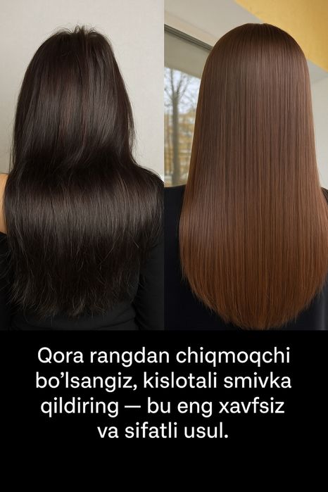 Кислотный смывка Kislotniy smivka волос