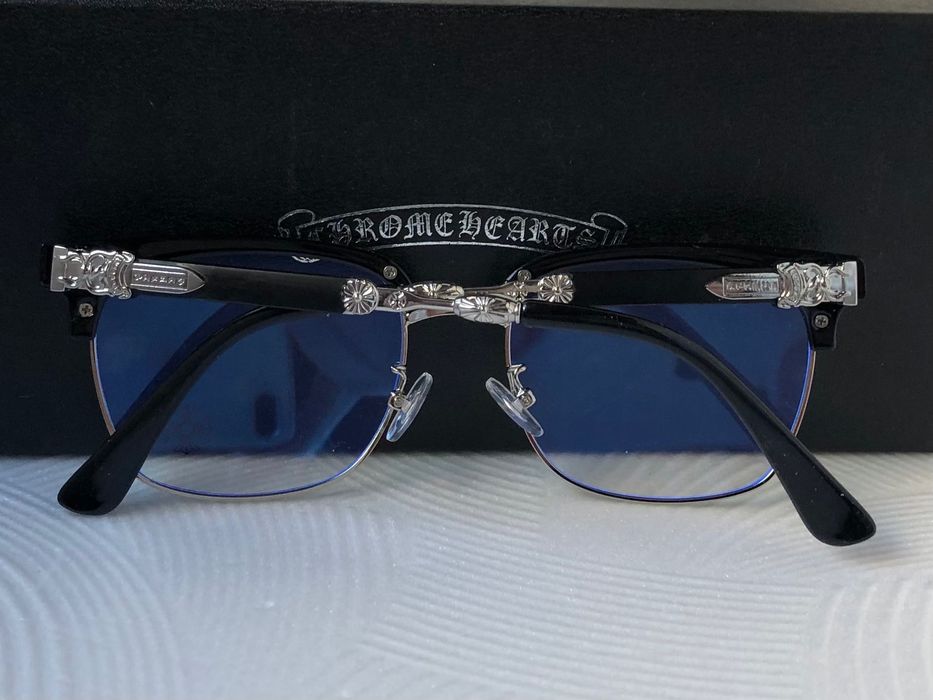 Chrome Hearts Ochelari pentru calculator ochelari de soare transparenț