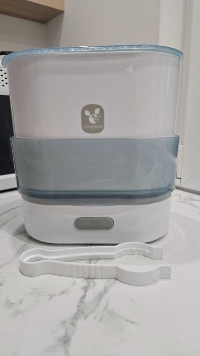 Електрически парен стерилизатор Cangaroo - 3 в 1, сив