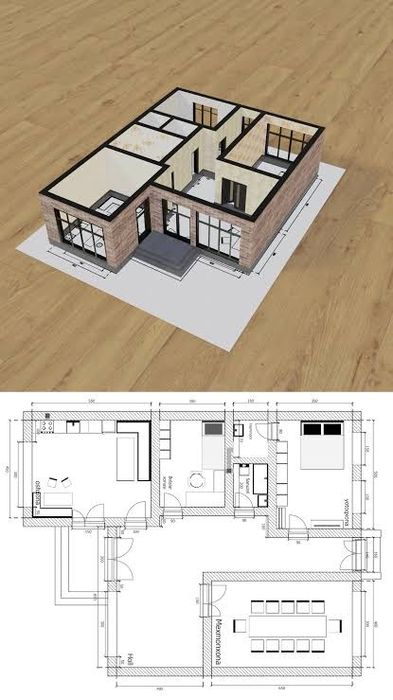 Uy proyekti va 0 dan qurilish ishlari olamiz