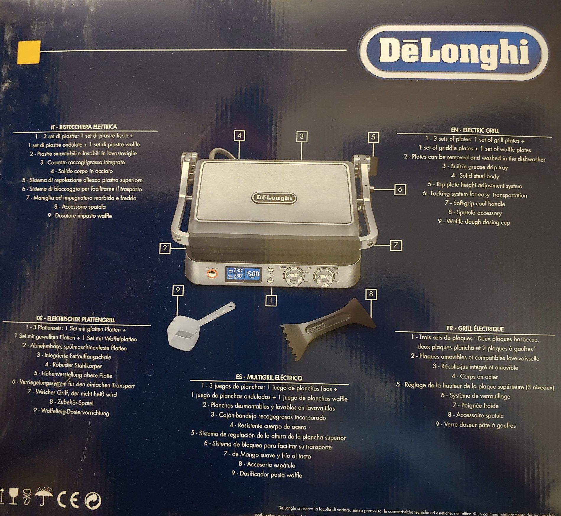 Продам гриль DeLonghi CGH-1030D