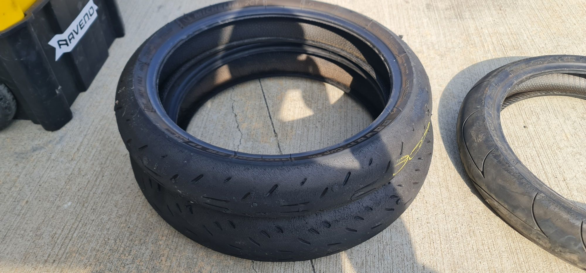 Vand set anvelope Michelin Power Cup Evo 110/70/17  140/70/17