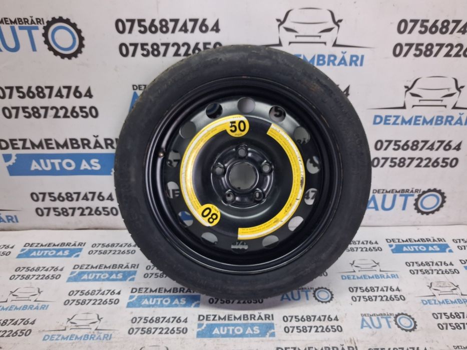 Roata rezerva slim T125/70 R16 vw Golf 5 Plus 2008