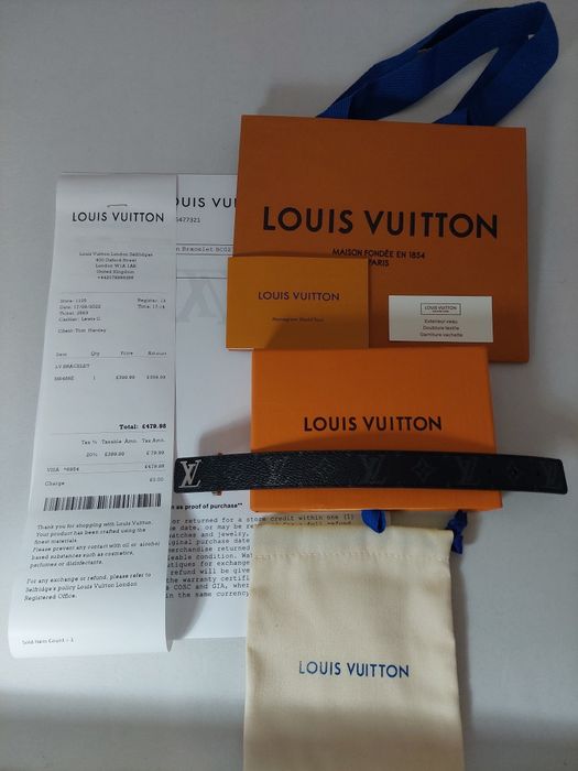Vinted Bratara lv louis vuitton factura bon moda cadou