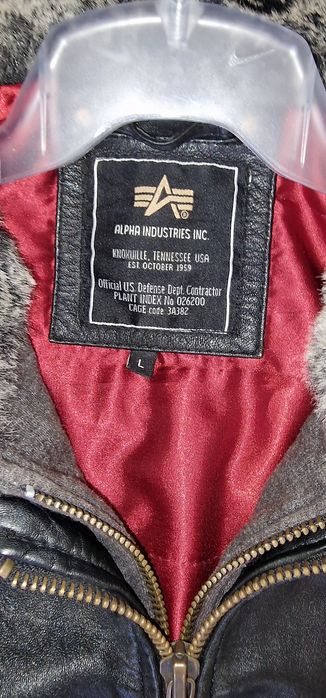 Geaca piele Alpha Industries