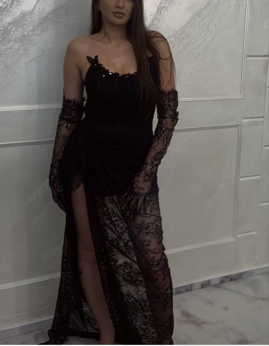 Rochie Bella Barnett Dantela Neagra