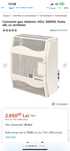 Convector gaz  5 kW fonta , cu ventilator , NOU