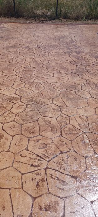 Beton amprentat si elicopterizat