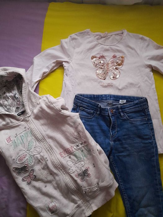 Дънки h&m и яке зара