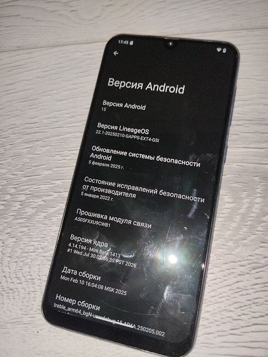 Samsung a50 +twrp + lineageos 22(android 15)