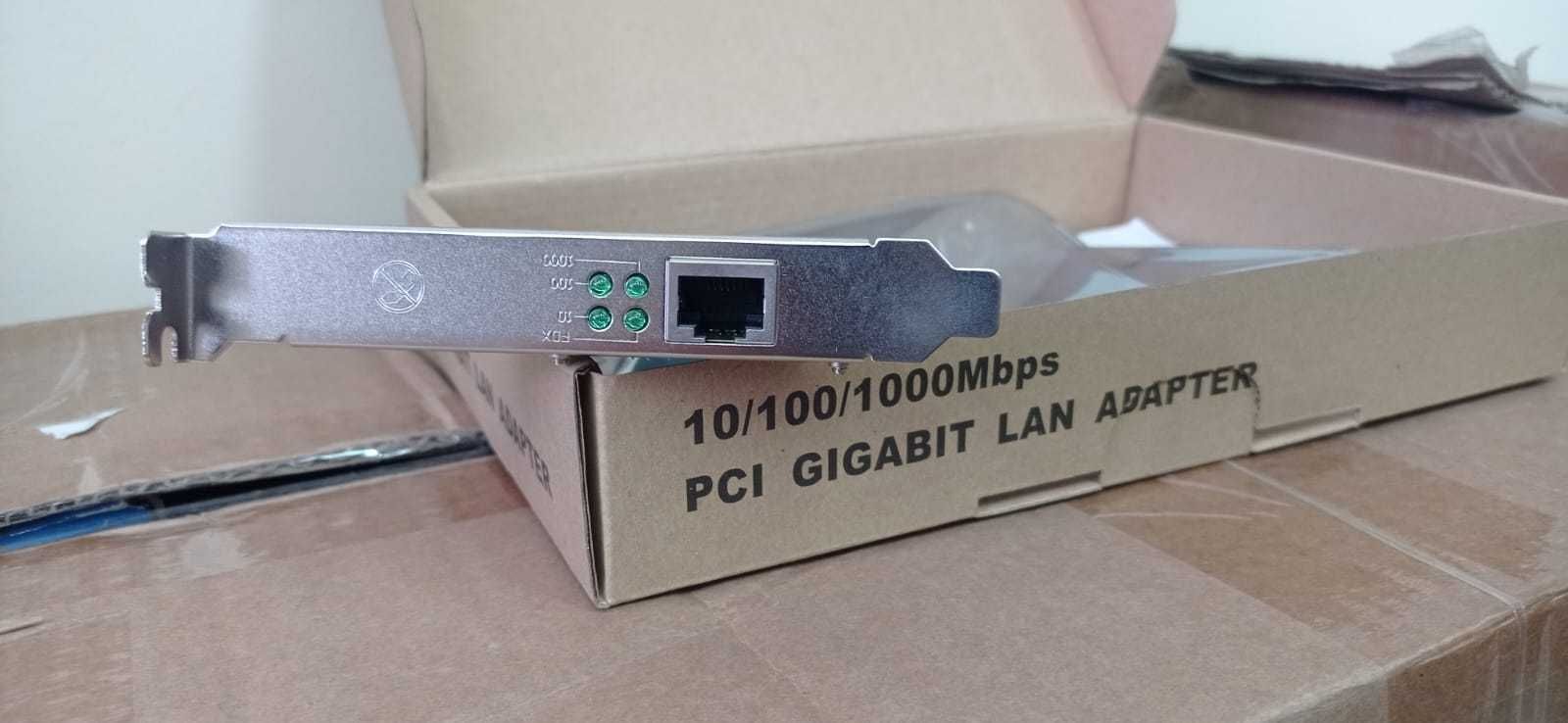 Гигабитный сетевой LAN адаптер PCI