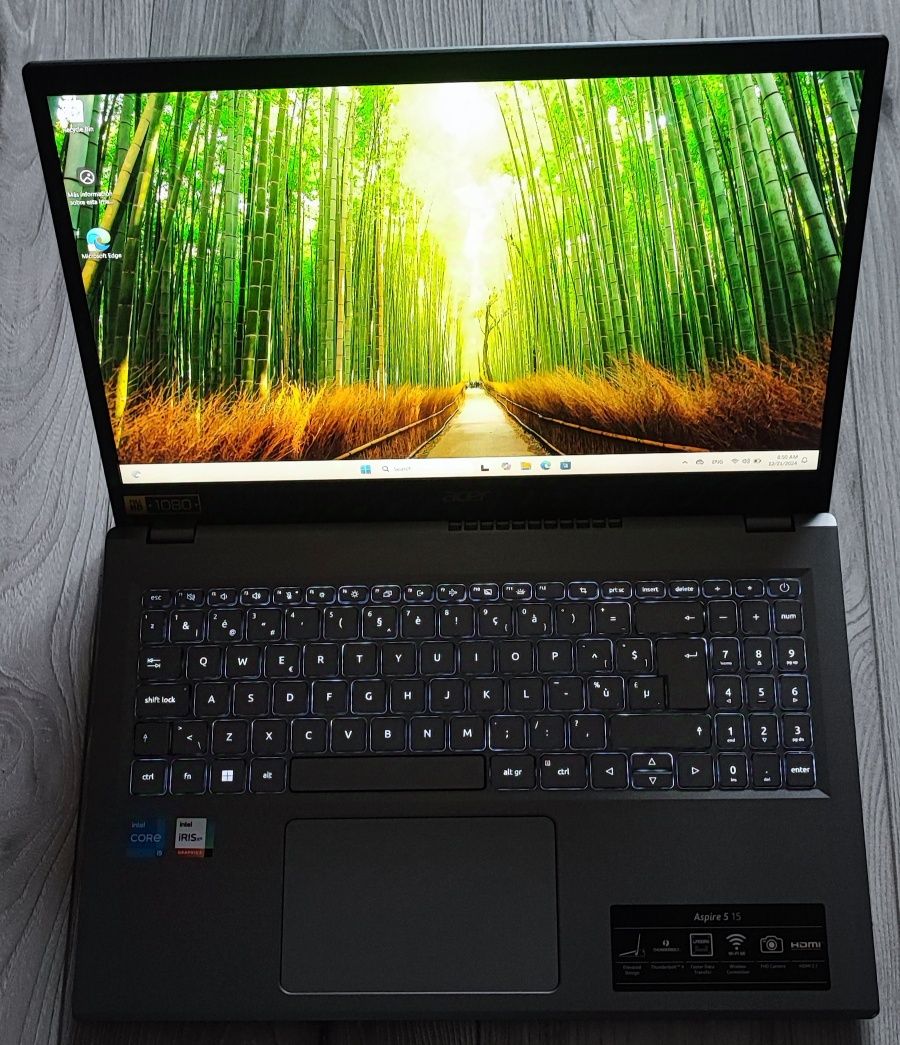 Dezmembrez Laptop Acer A515-58M 15 FHD, i5-1335u,16gb,512gb stare buna