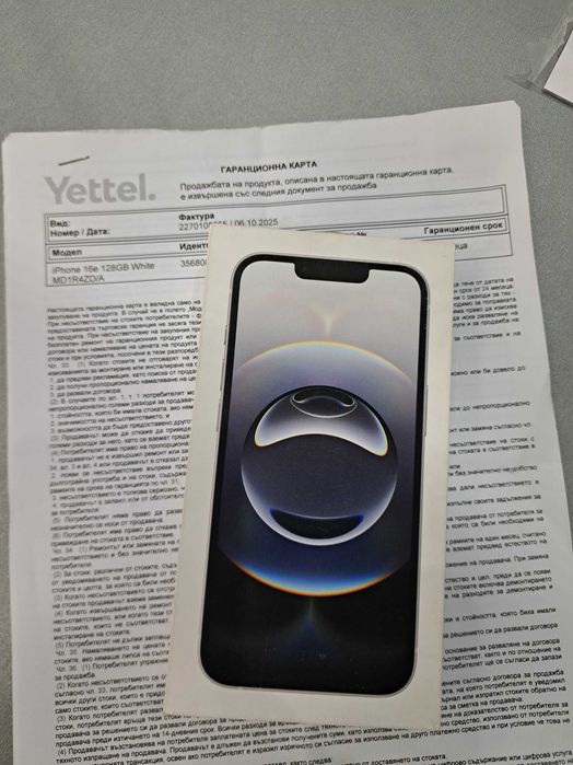 Iphone 16e 128GB White  НОВ