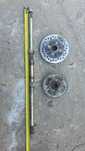 SET Ax BUN Roti Spate-Pinion-Disc-Piulițe-Lanț-Flanșe-Atv 125cc Nitro