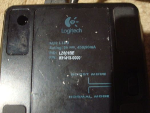 Original Logitech Charger Base model L-LH9 pt. G7 Cordless Laser Mouse
