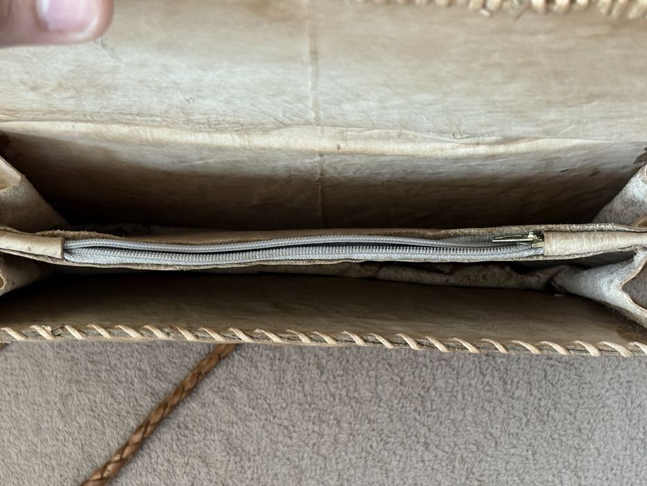 Дамска чанта от кожа на крокодил