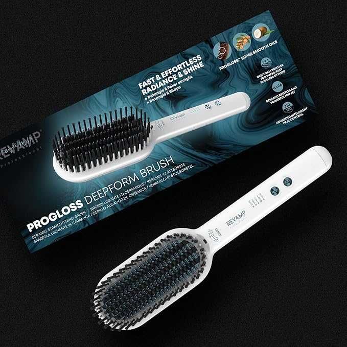Професионална керамична четка за изправяне Revamp Progloss Deep Form