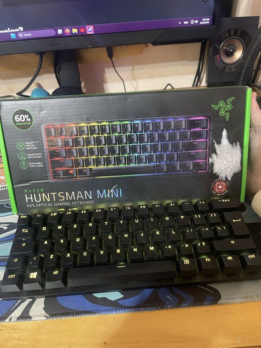 Tastatura Razer huntsman mini red switch