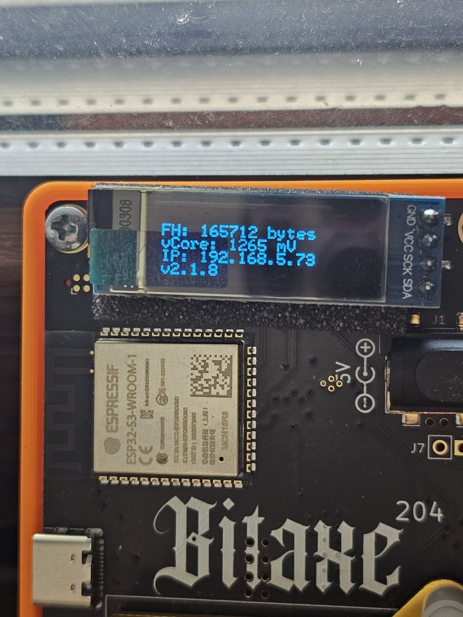 Bitaxe Ultra – ASIC Bitcoin solo miner (BM1366)