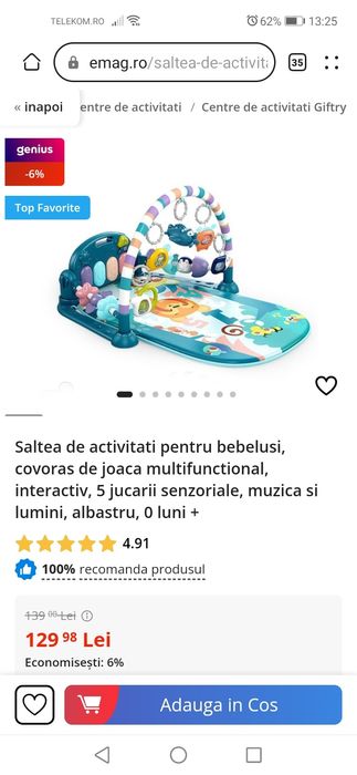 Covoras de joaca multifunctional