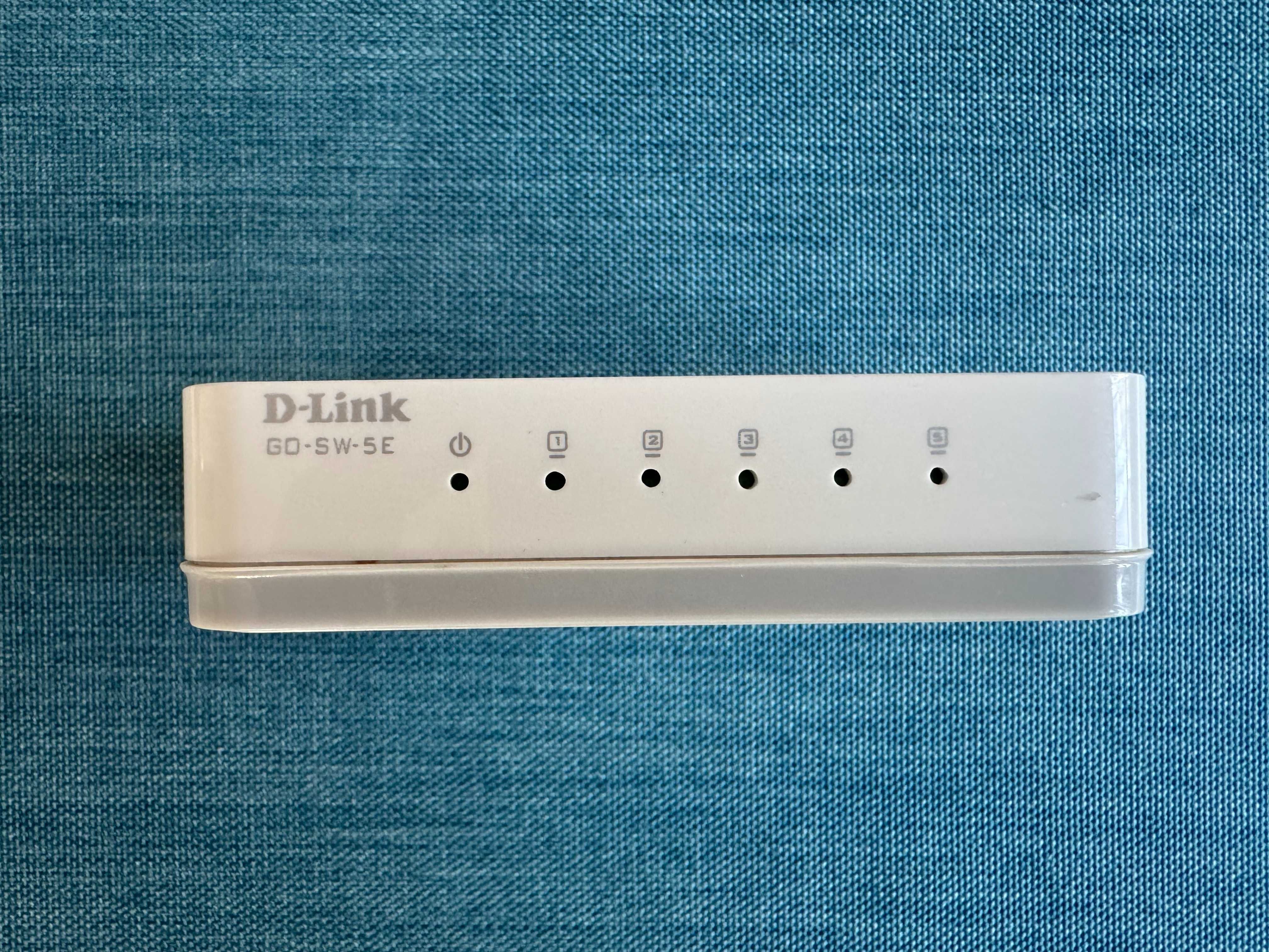 D-Link switch GO-SW-5E 5-port 100 mbps / Длинк суич 5-портов 100 мбпс