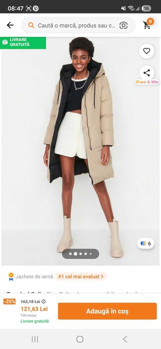 Geaca nouă Trendiol