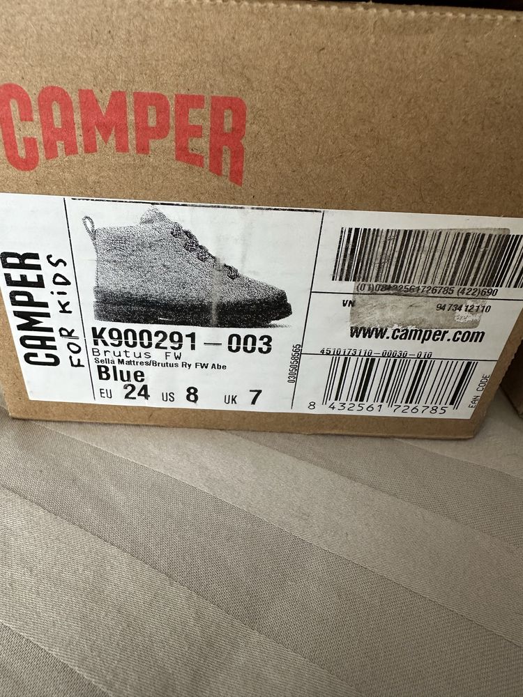 Детски кожени обувки Camper Brutus