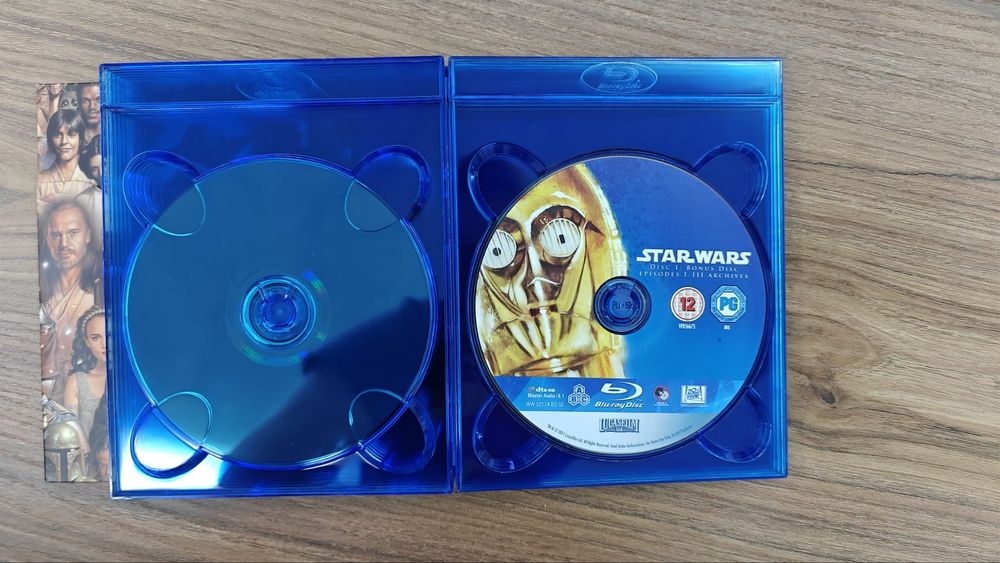 Star Wars collection 1-6 movies Blu-ray