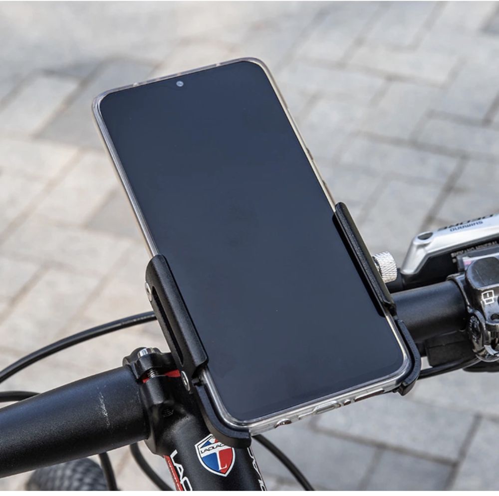 Suport Husa Telefon Extensibil din Metal Circular Pentru Bicicleta