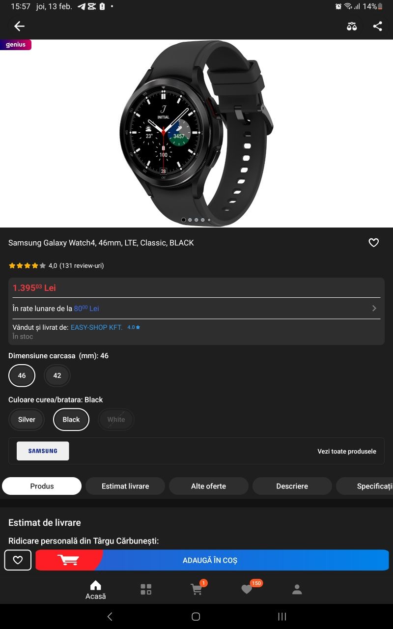 Samsung galaxy watch4,BT,LTE