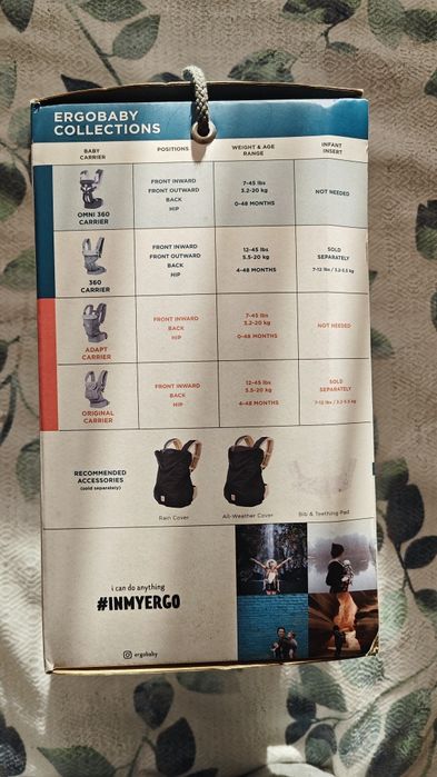 Ергономична раница Ergobaby Omni 360