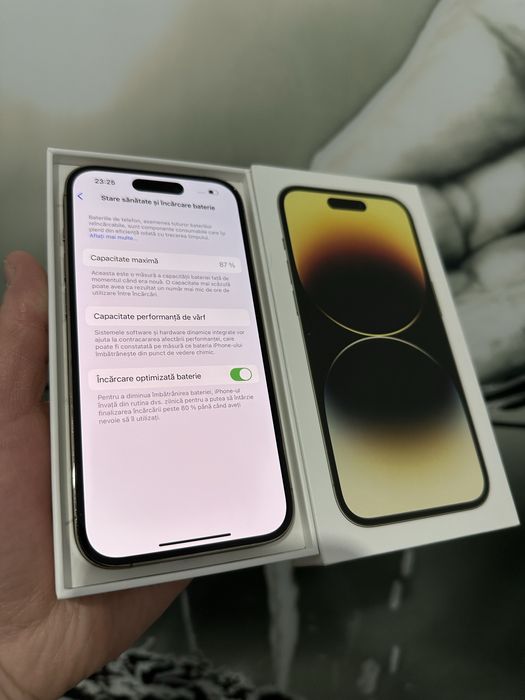 iPhone 14 Pro Gold Full Box