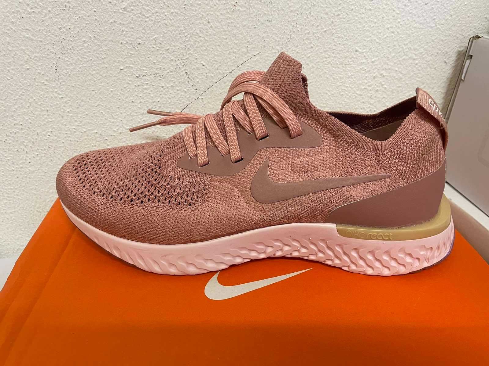 Дамски маратонки Nike Epic React Flyknit 2  Rose Gold номер 37