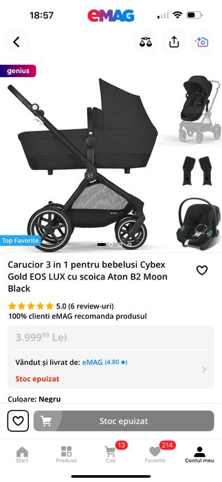 Carucior Cybex Eos Lux