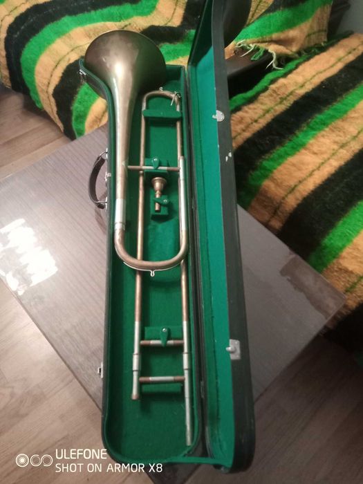 Цугтромбон марка "Weltklang" - изключително запазен.