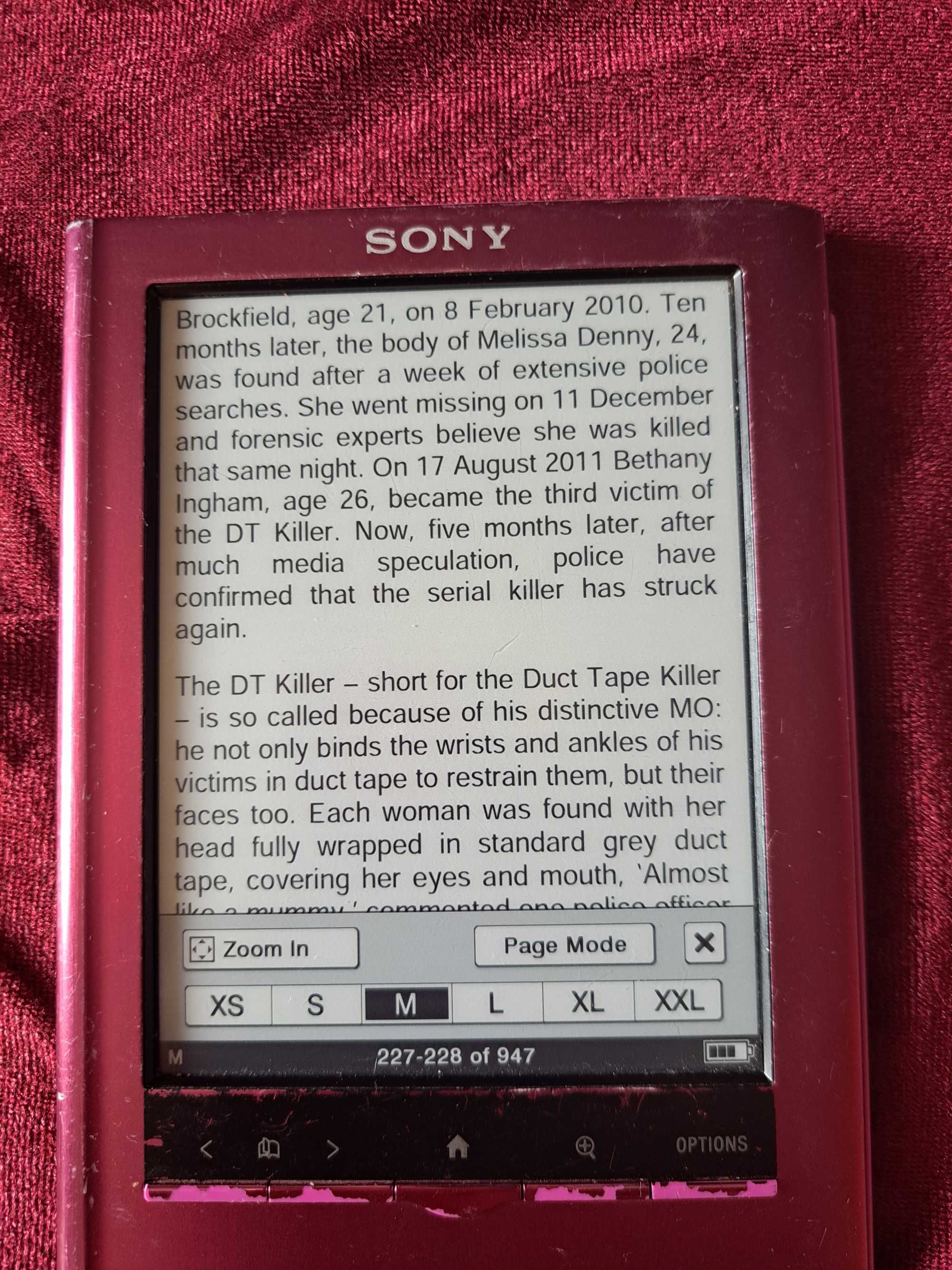 Sony PRS-350 електронен четец/e-reader