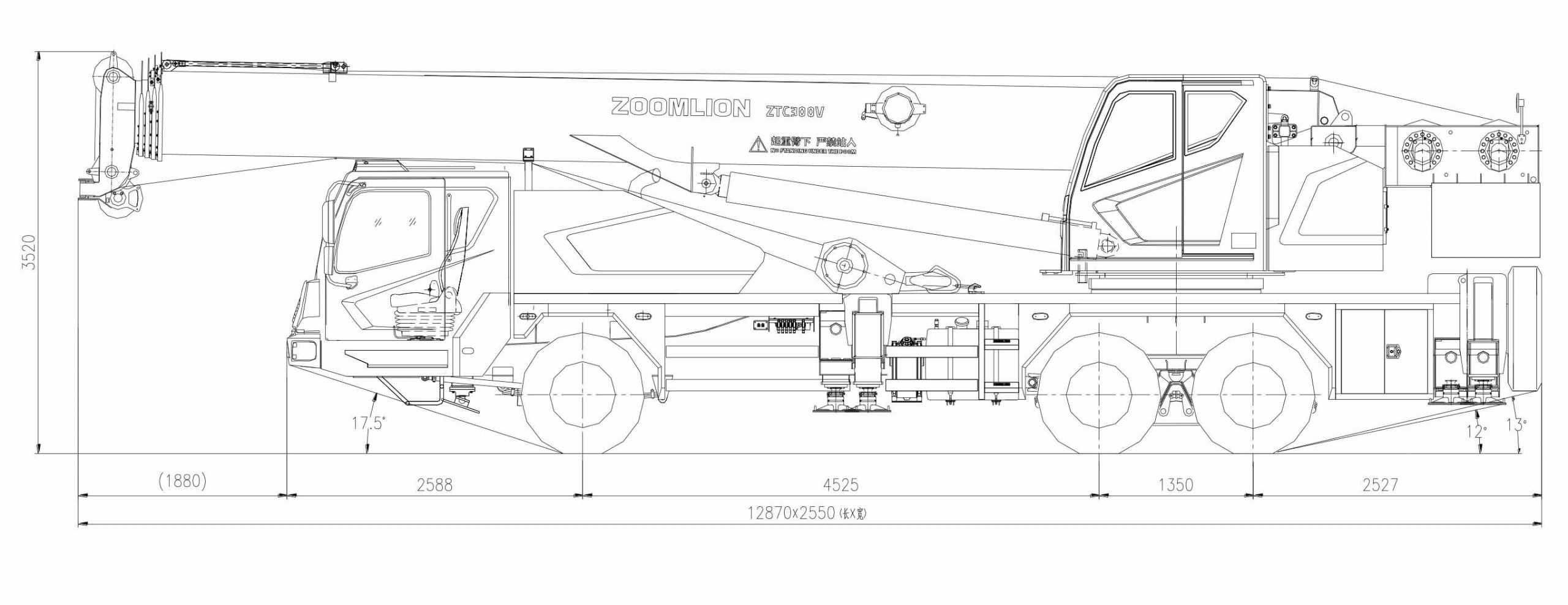 Автокран ZOOMLION ZTC300/30т под заказ