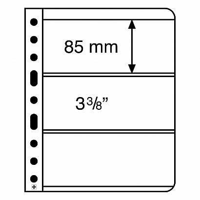 листове за банкноти от системата VARIO на Leuchtturm -черни