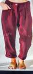 Pantaloni din velur raiat
