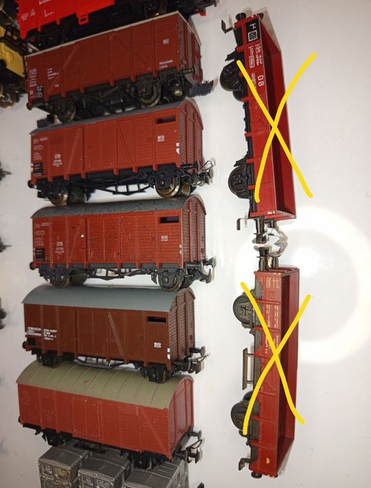 Vagoane marfă HO Rico, Lima , Piko trenulețe diorama