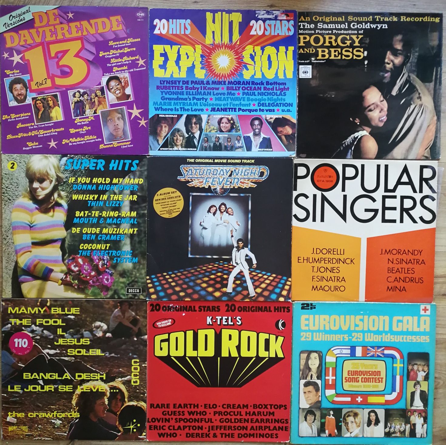 Vinil Golden Hits Various Artist Compilatii Pop Rock Techno Top Hits