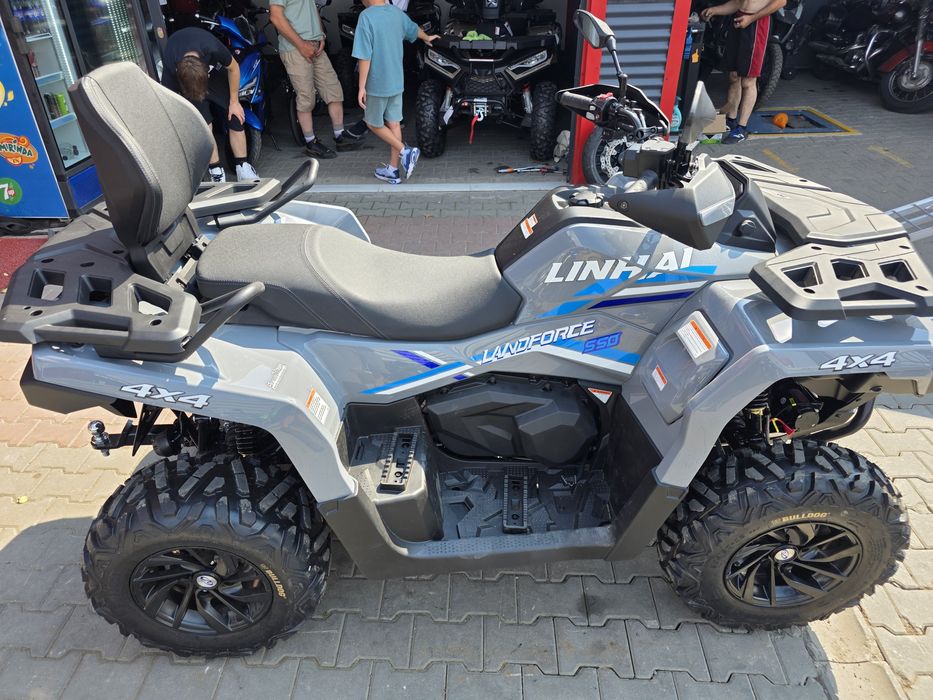 ATV NOU Linhai 550 LandForce 2025,4x4 Lung Servo Rate Surubel moto