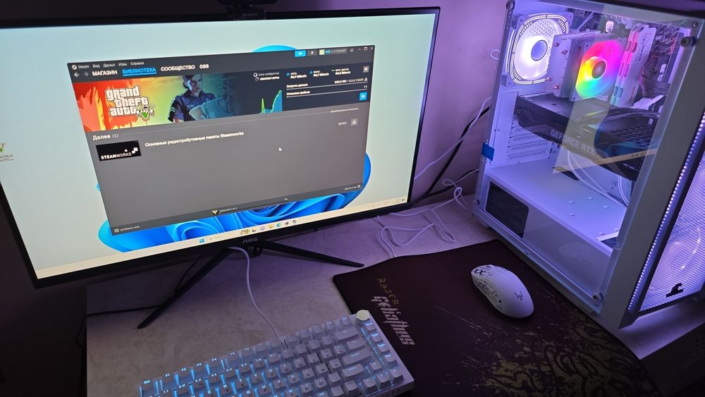 Игровой компьютер 3070 палит